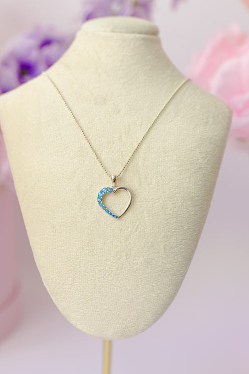 Collar Dije Corazon Silueta (Variantes)