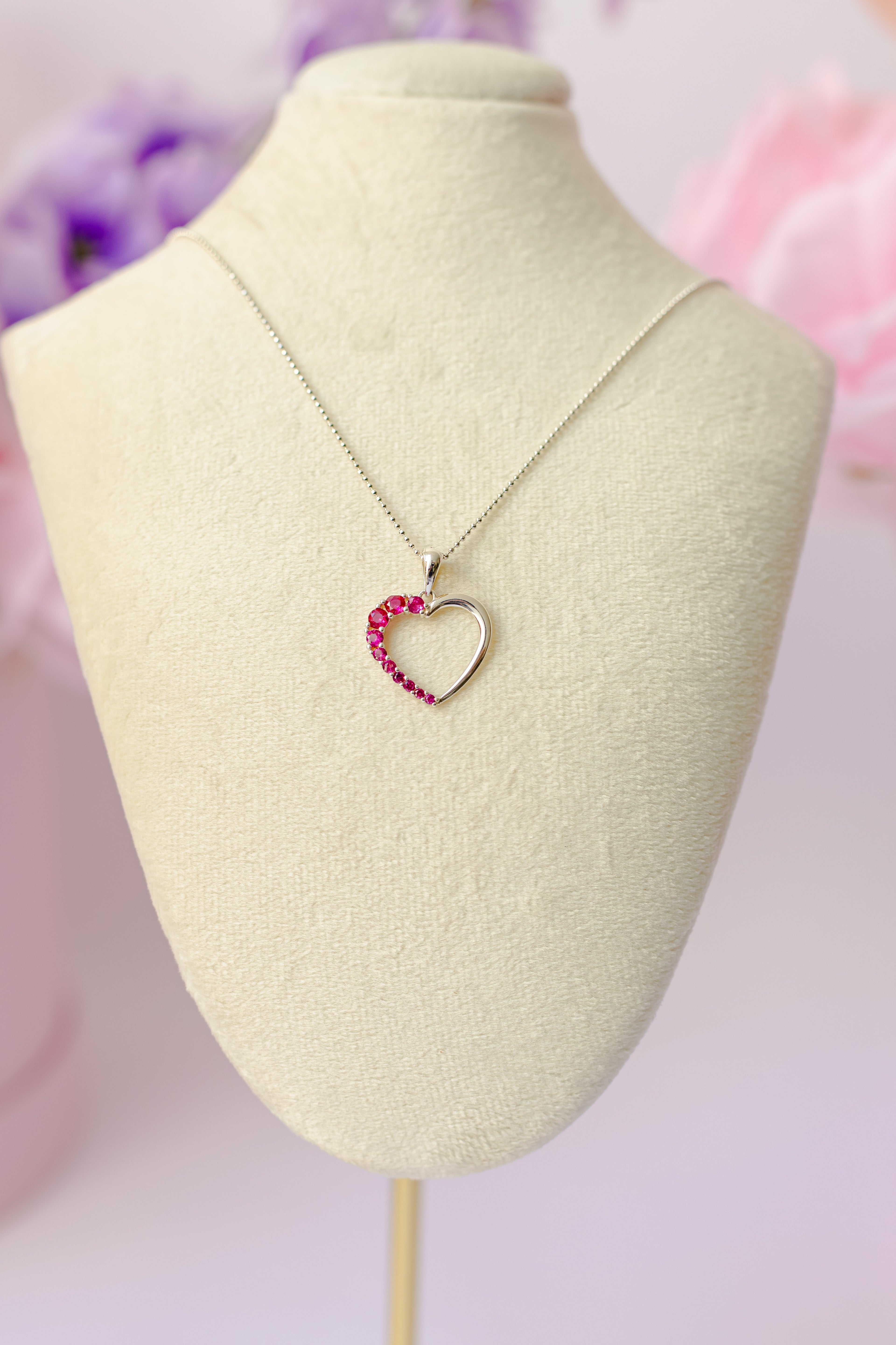 Collar Dije Corazon Silueta (Variantes)