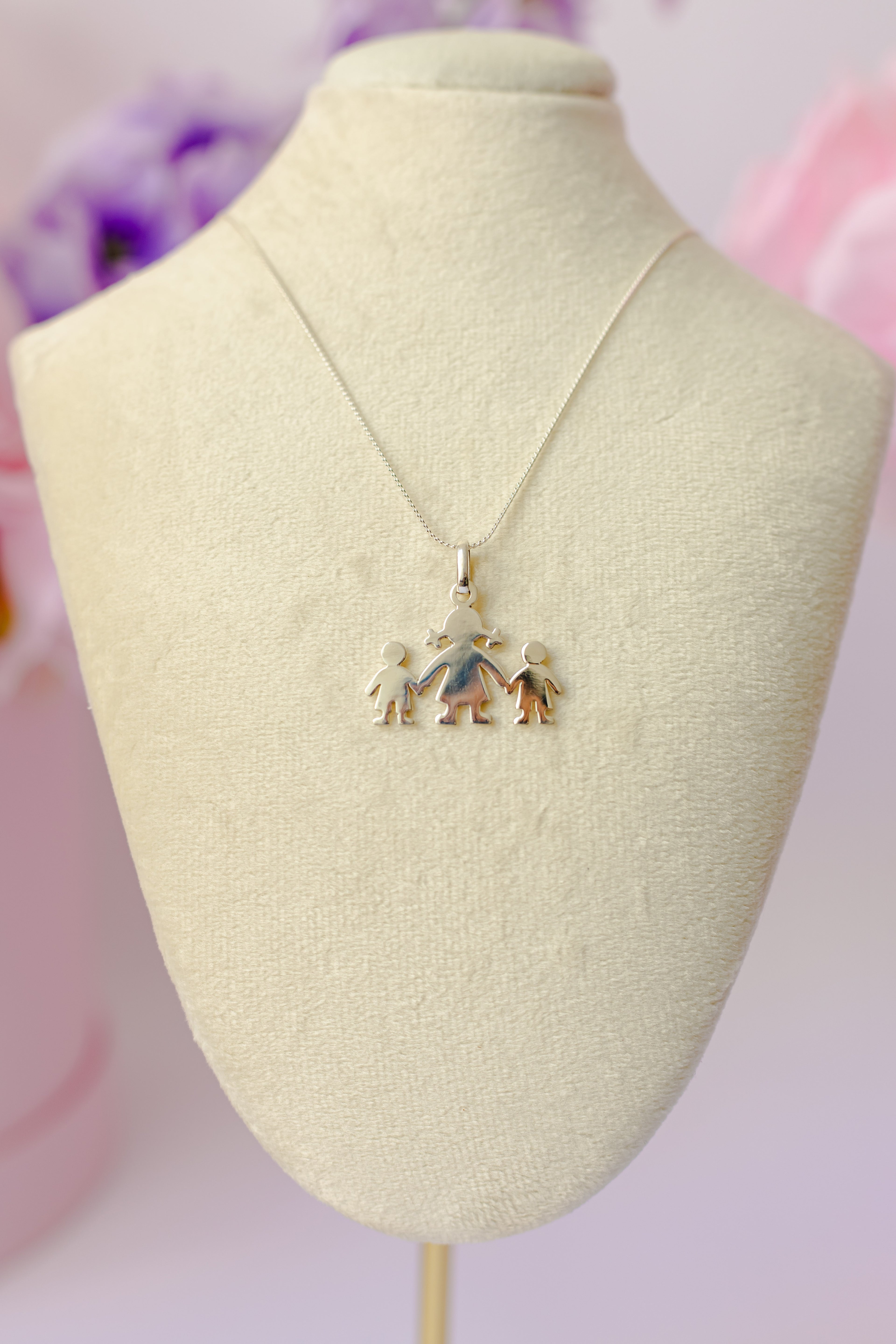 Collar Dije Mamá Hijos