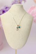 Collar Dije Nino + Corazon Cristal (Variantes)