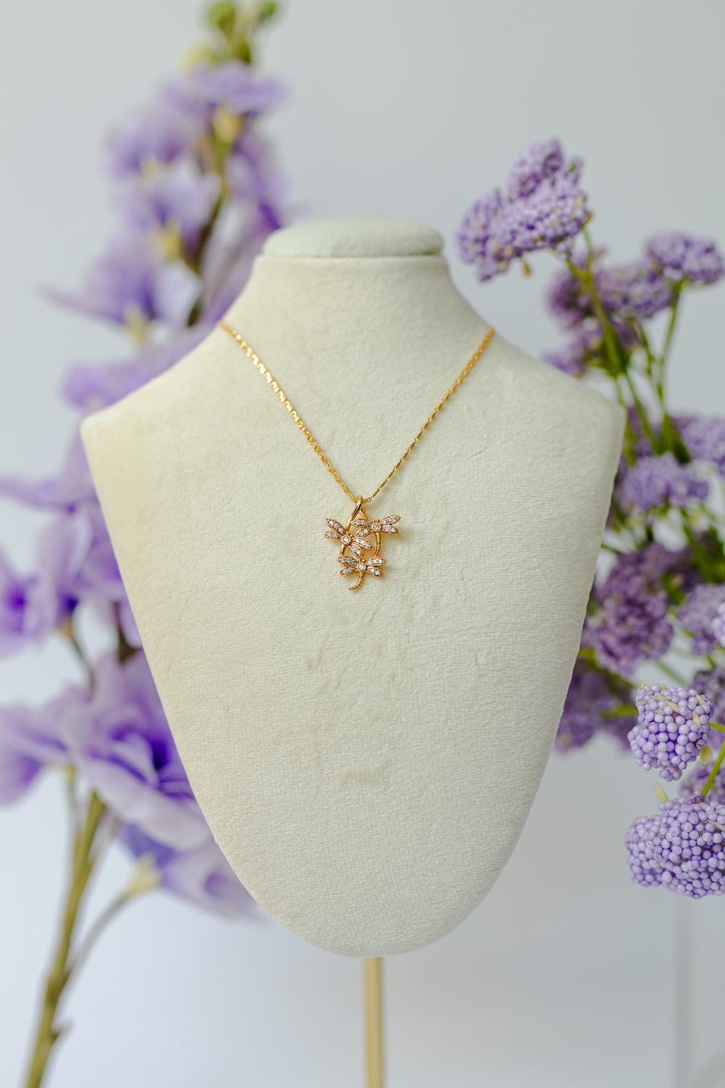 Collar Dije Triple Libelula